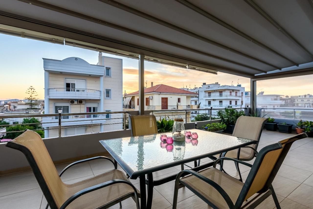 Luxury Villa In City Center With Rooftop Swimming Pool Chania  Exterior foto